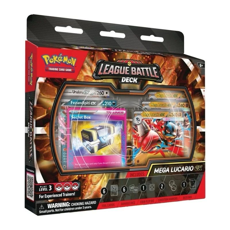 MEGA LUCARIO EX LEAGUE BATTLE DECK | INGLÉS MEGA LUCARIO EX LEAGUE BATTLE DECK | INGLÉS