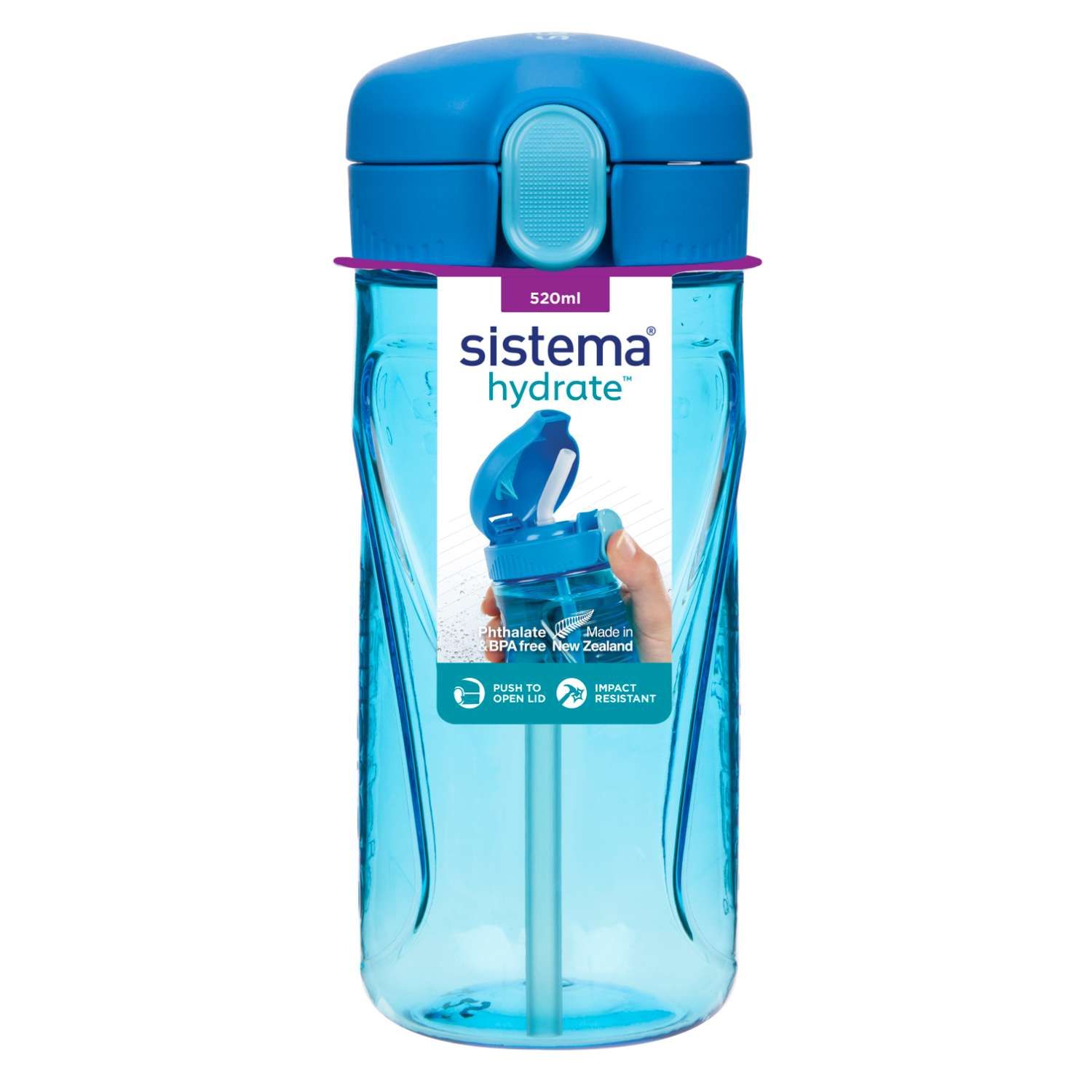 Quick Flip Bottle Παγούρι Blue 520ml
