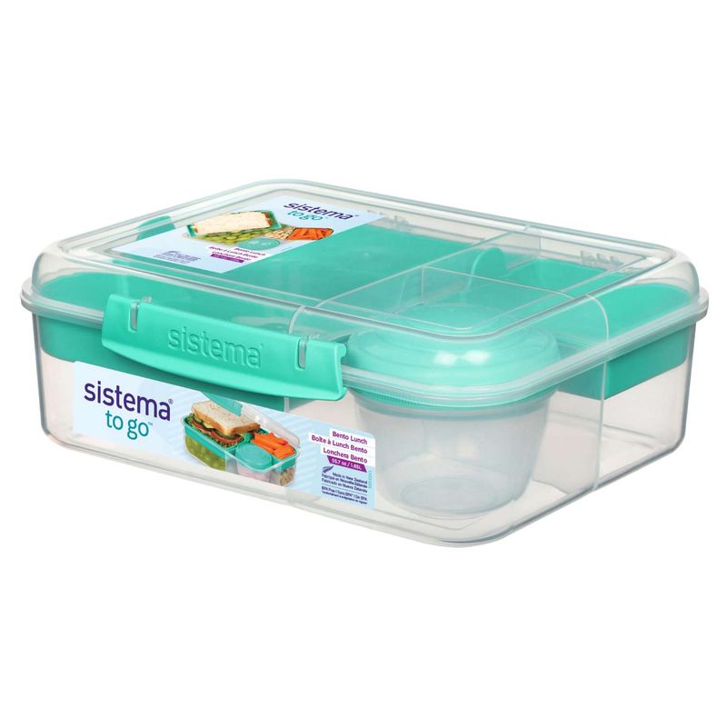 Bento Lunch To Go Tri Δοχείο Τροφίμων Minty Teal 1.65L