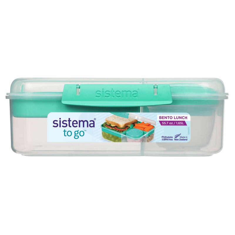 Bento Lunch To Go Tri Δοχείο Τροφίμων Minty Teal 1.65L