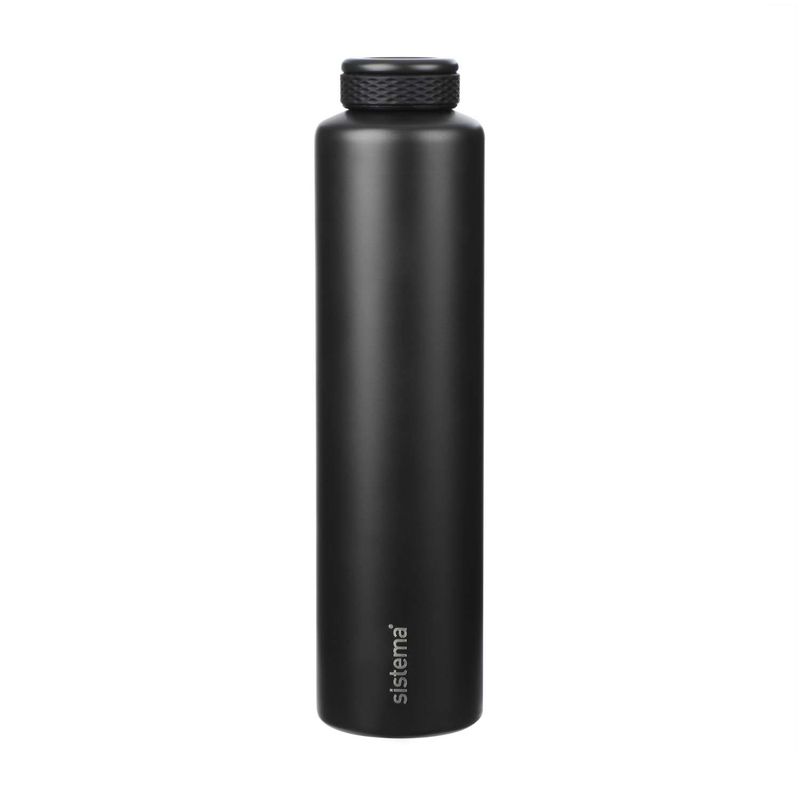 Chic Stainless Steel Bottle Παγούρι Θερμός Black 600ml