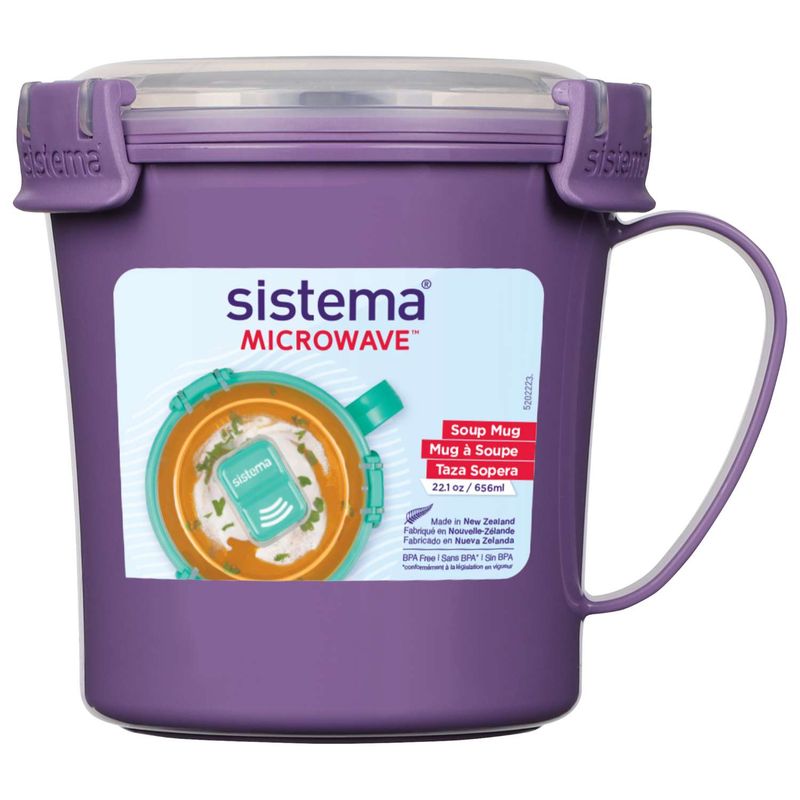 Medium Soup Mug Microwave Κούπα Σούπας Misty Purple 656ml