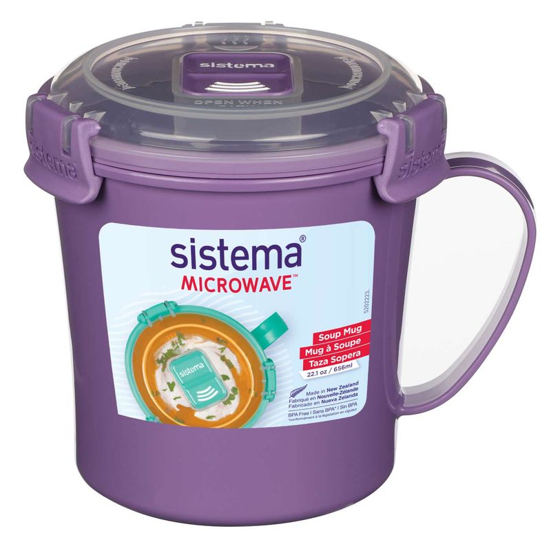 Medium Soup Mug Microwave Κούπα Σούπας Misty Purple 656ml