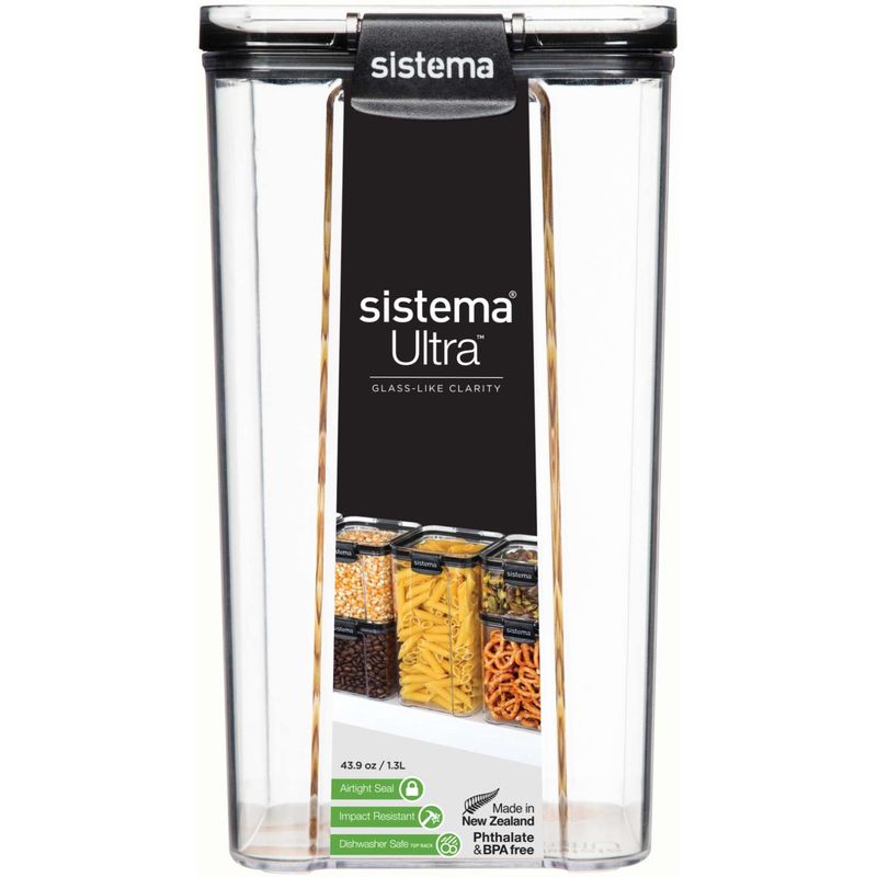 Ultra Square Δοχείο Αποθήκευσης Ξηρών Τροφίμων 1.3L