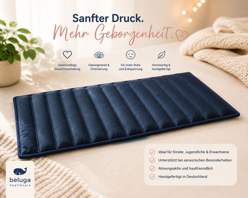 Beschwerungsdecke 30 x 70 cm von Beluga Healthcare