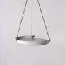 10" White Stone Hanging Tray
