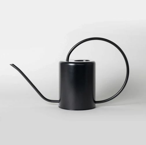 2L Kanso Black Steel Watering Can