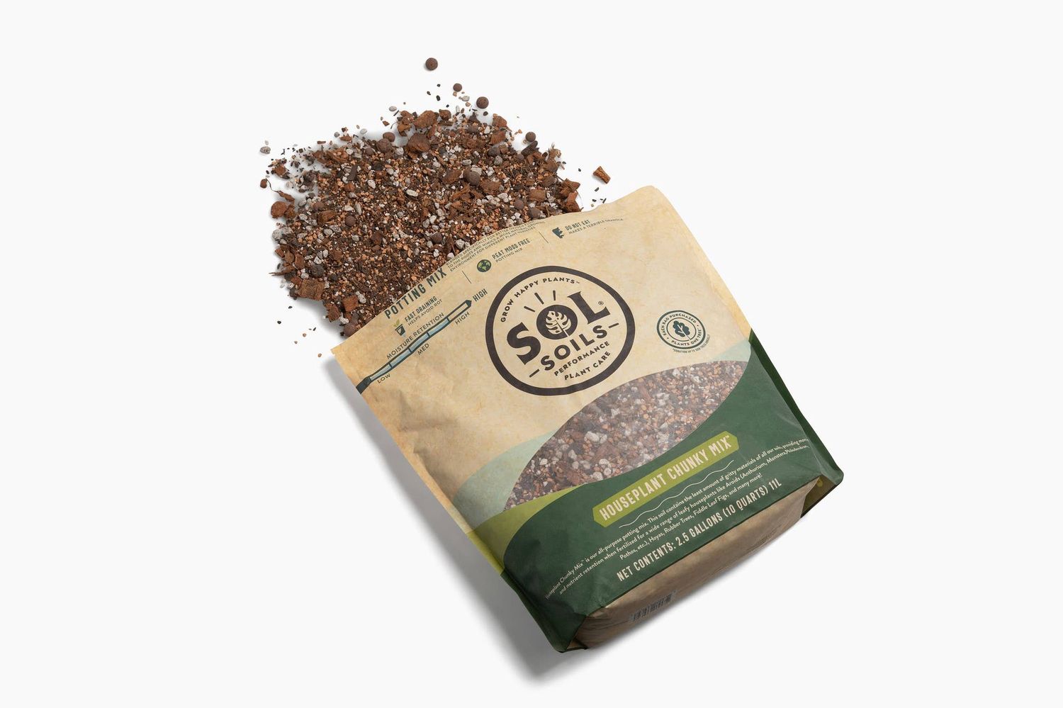 Soil (10Qt) Houseplant Chunky Mix (Aroid/Tropical Soilless)
