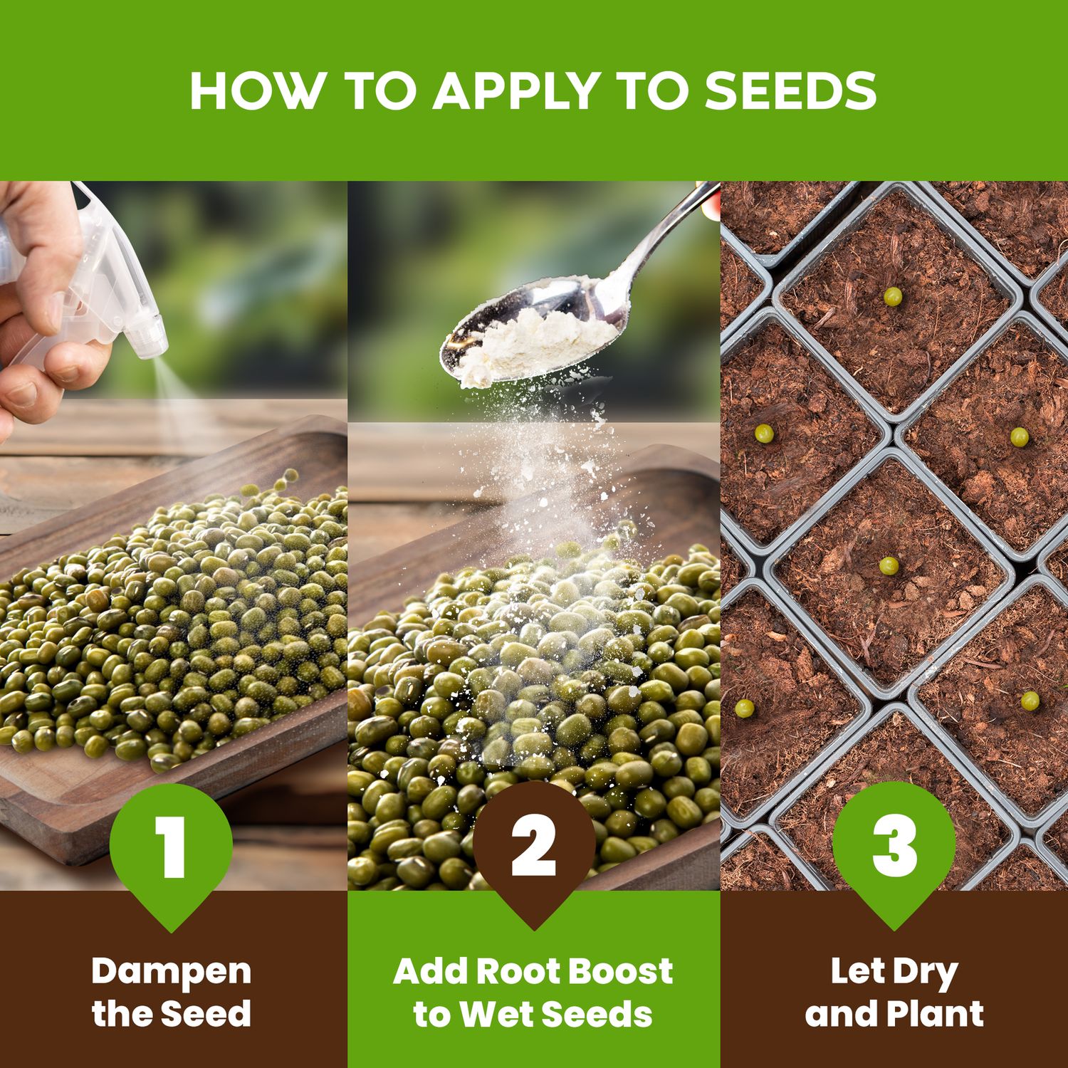 Natural Rooting Powder and Pea Inoculant