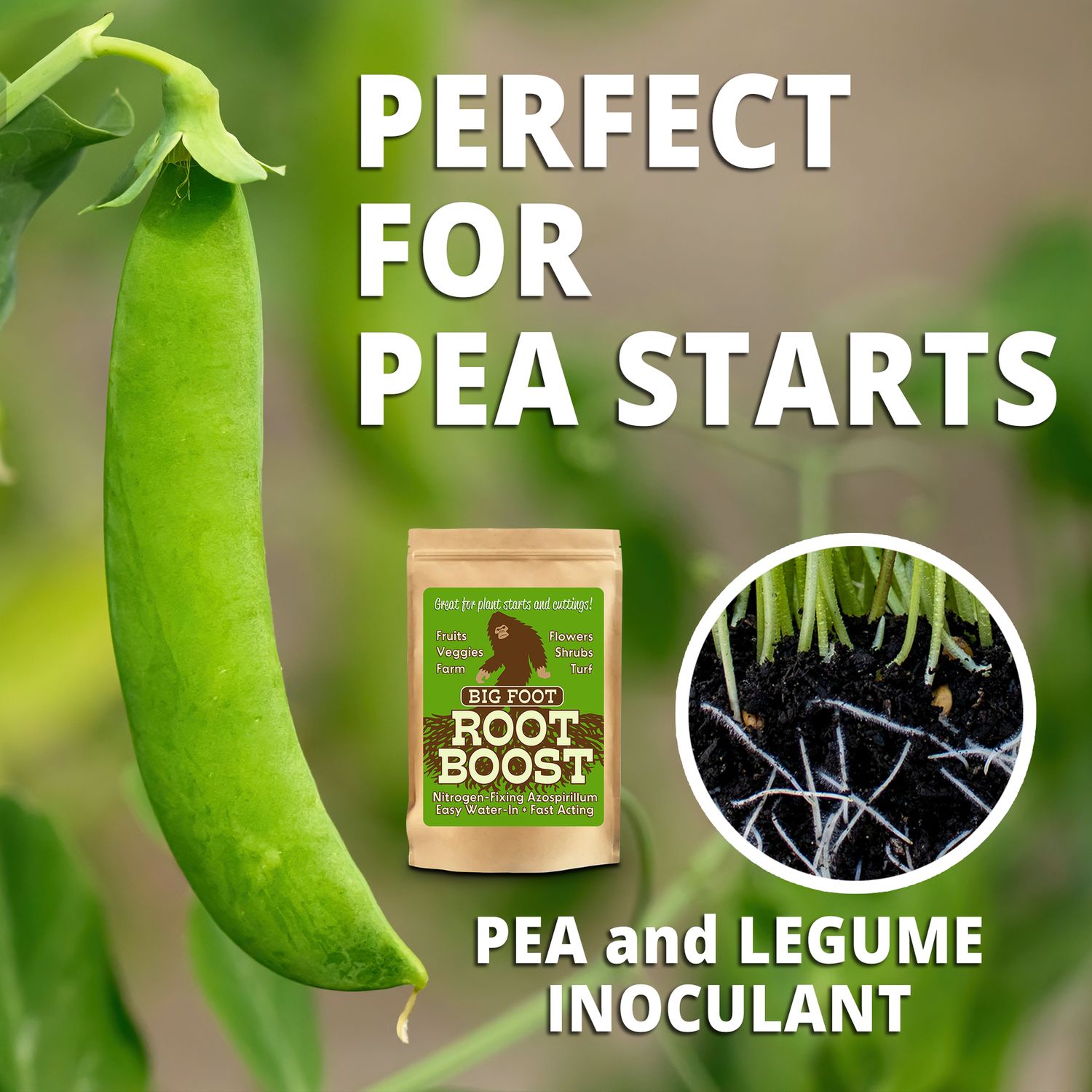 Natural Rooting Powder and Pea Inoculant