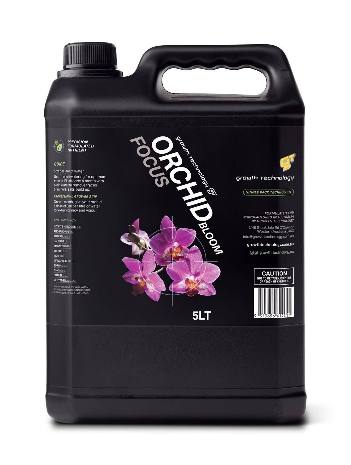 Growth Technology GT Focus Plant Nutrients (1 Litre Size): 1 Litre / Foliage