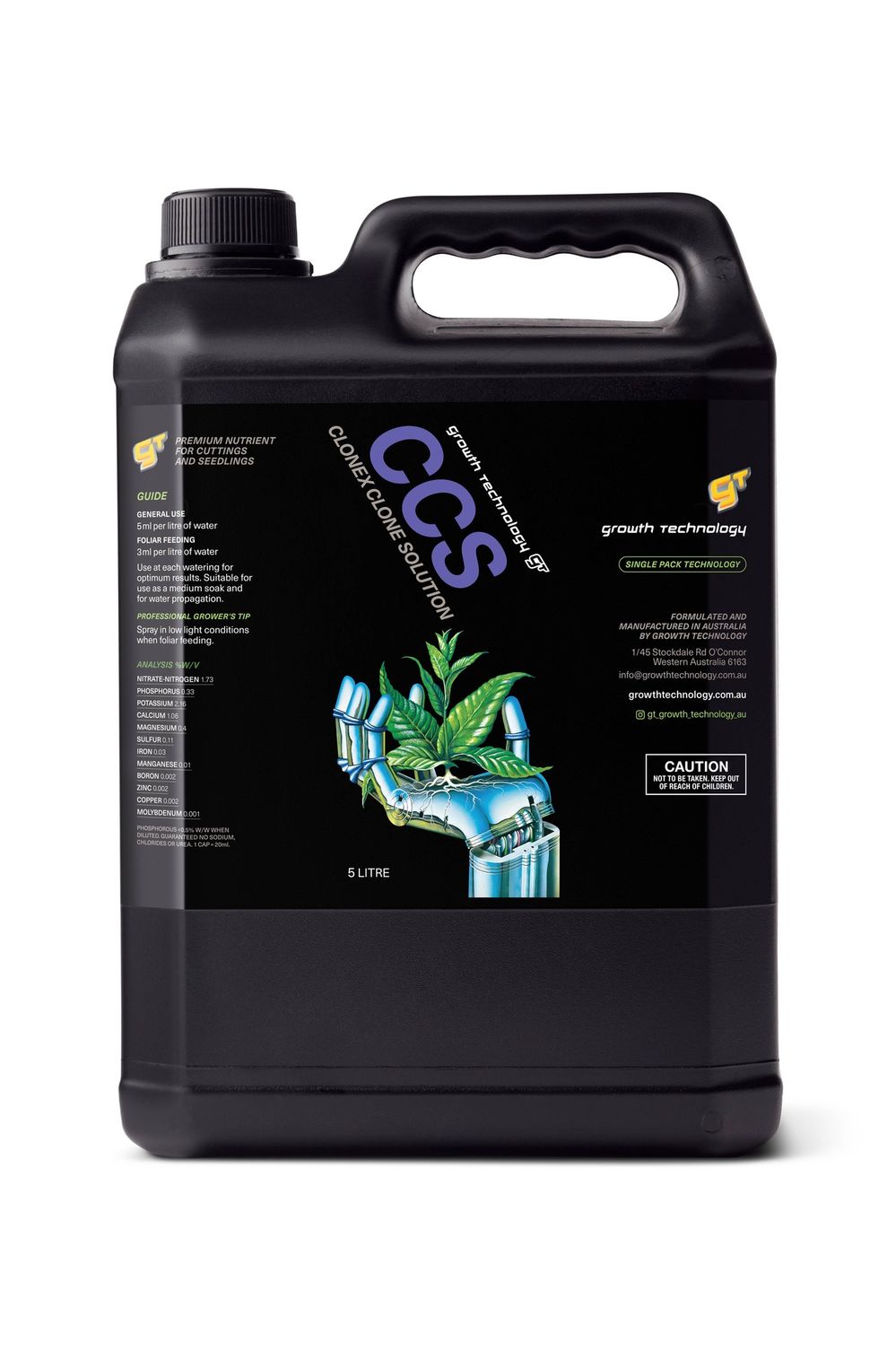 Growth Technology GT CCS Clone Cutting Solution: 250 ml