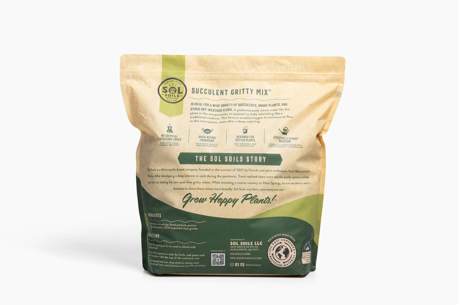 Soil (10Qt) Succulent Gritty Mix (Soilless)