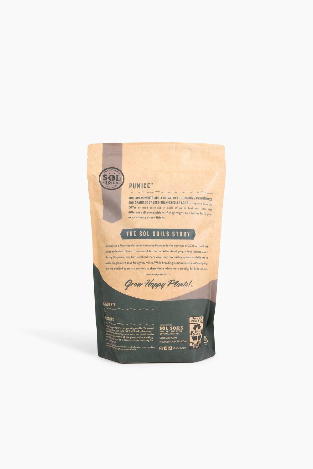 Amendments (2Qt) Pumice: 2 Quarts