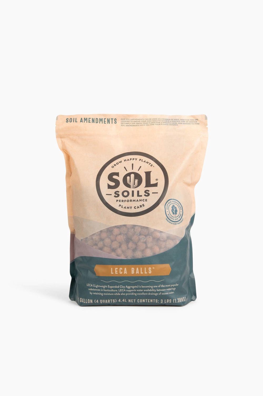 Amendments (1Gal) LECA Balls: 1 Gallon (4 Quarts)