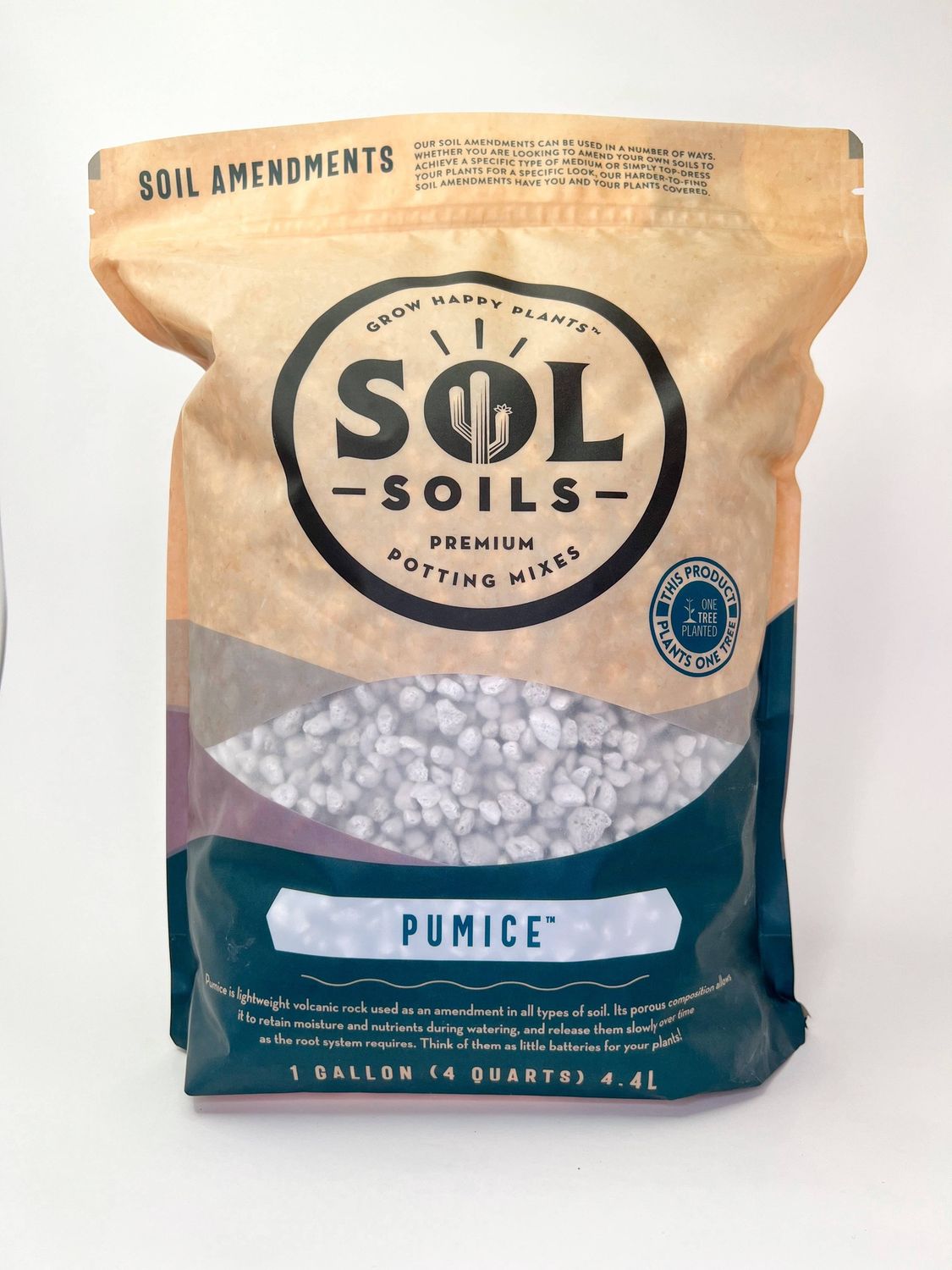 Amendments (1Gal) Pumice: 1 Gallon (4 Quarts)