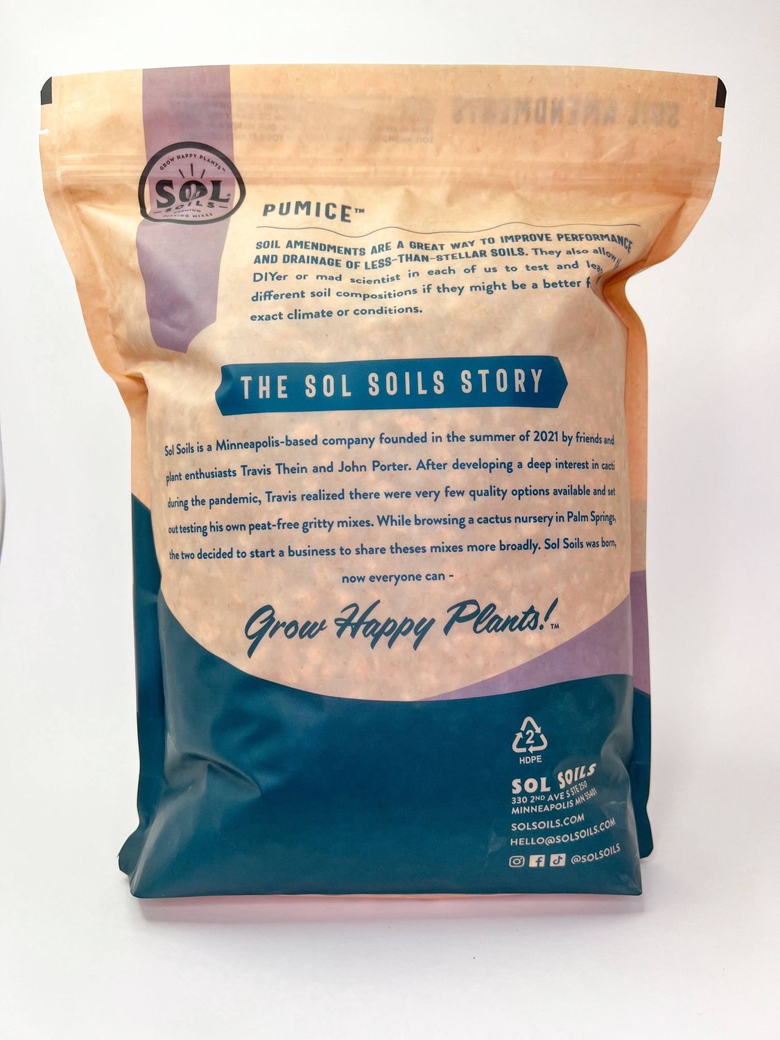 Amendments (1Gal) Pumice: 1 Gallon (4 Quarts)