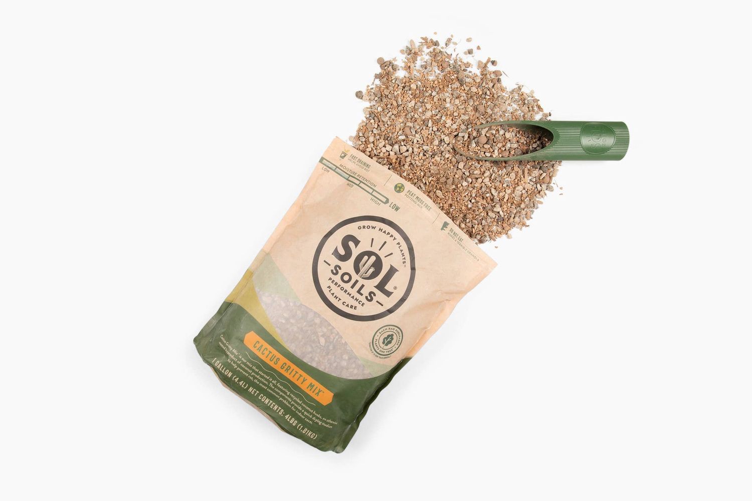 Soil (1Gal) Cactus Gritty Mix (Soilless): 1 Gallon (4 Quarts)