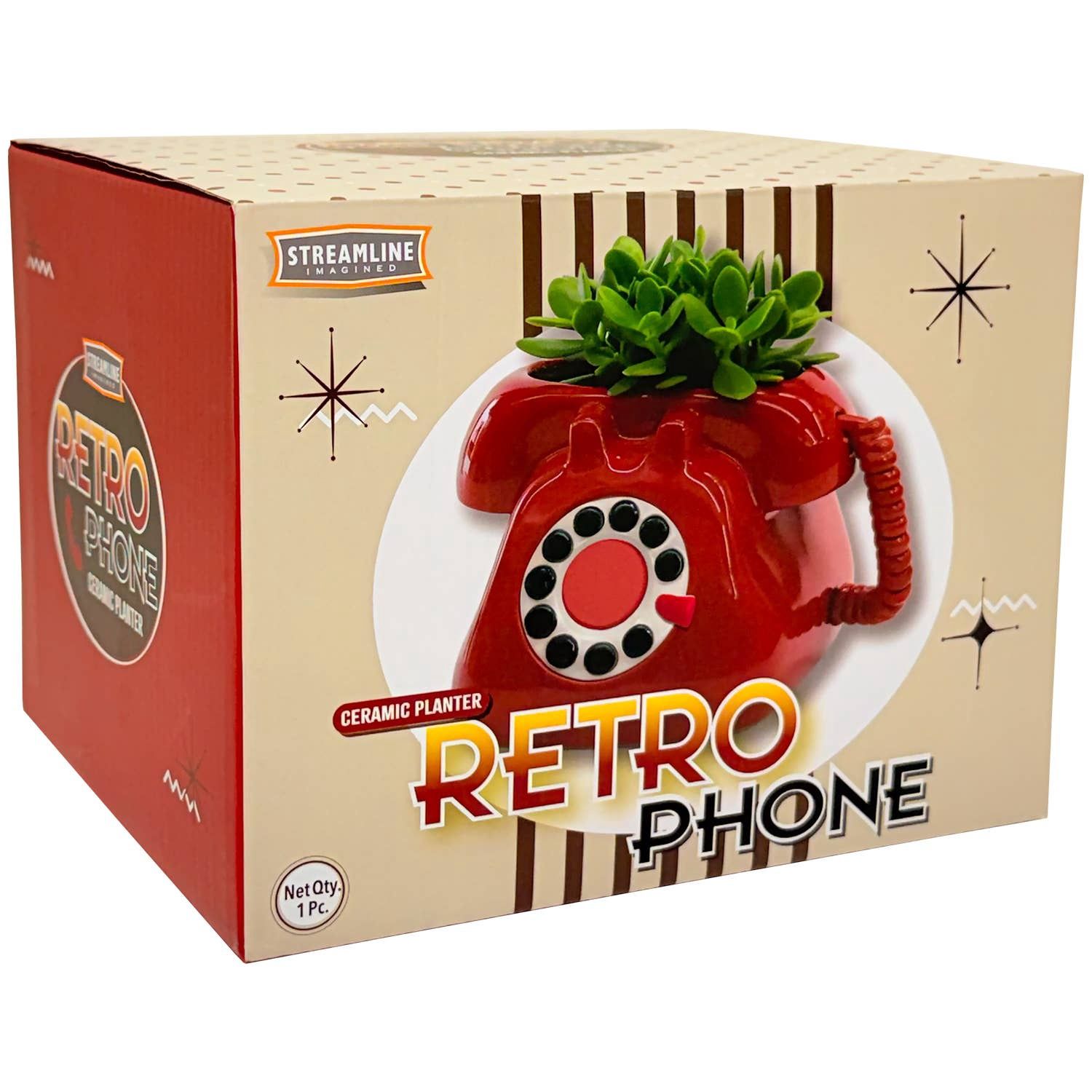 Vintage Phone Planter