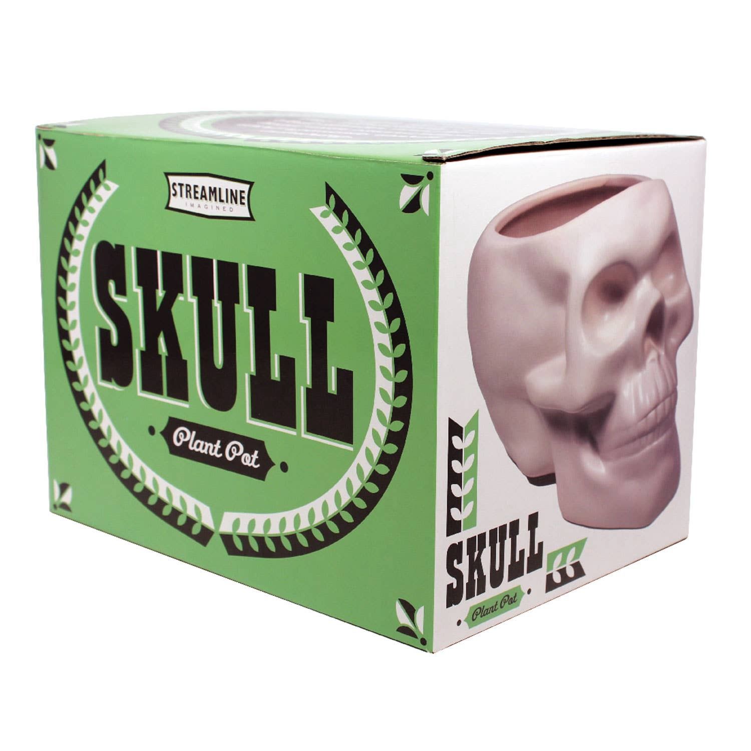 Bone Skull Planter