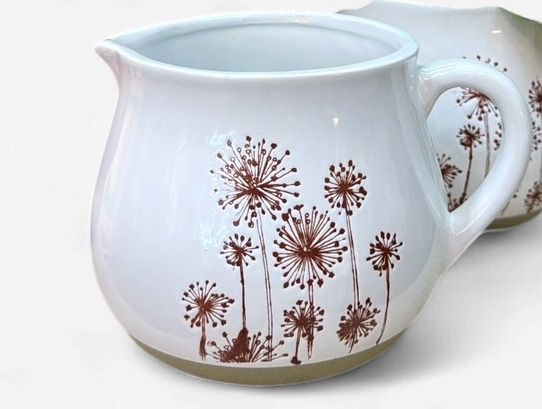 Pitcher Planter 3.75"x5.75"x3.5" - Dandelions