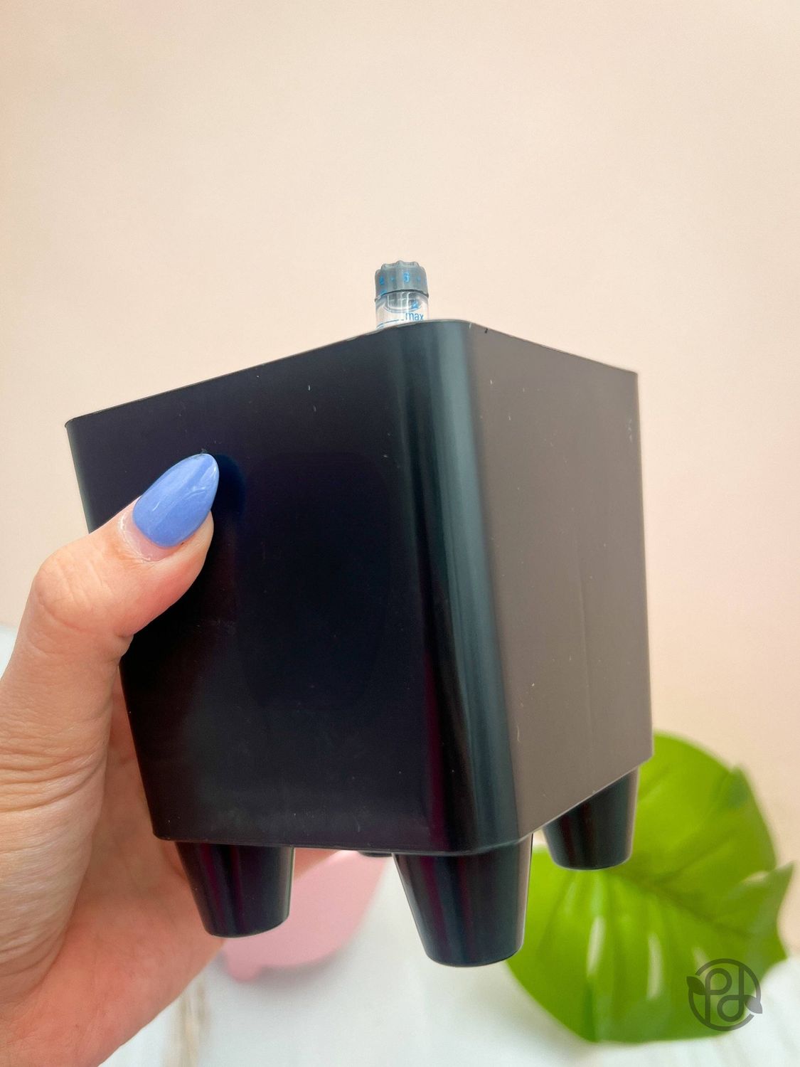 4" Self Watering Moo Pot: Black