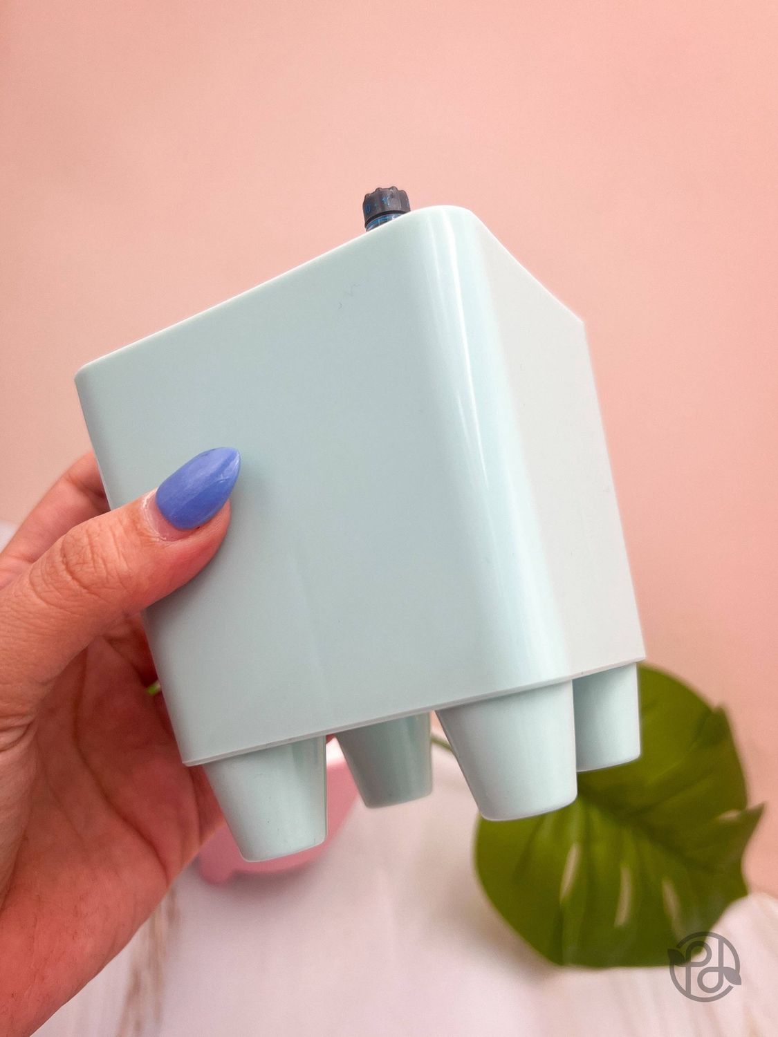 4" Self Watering Moo Pot: Black