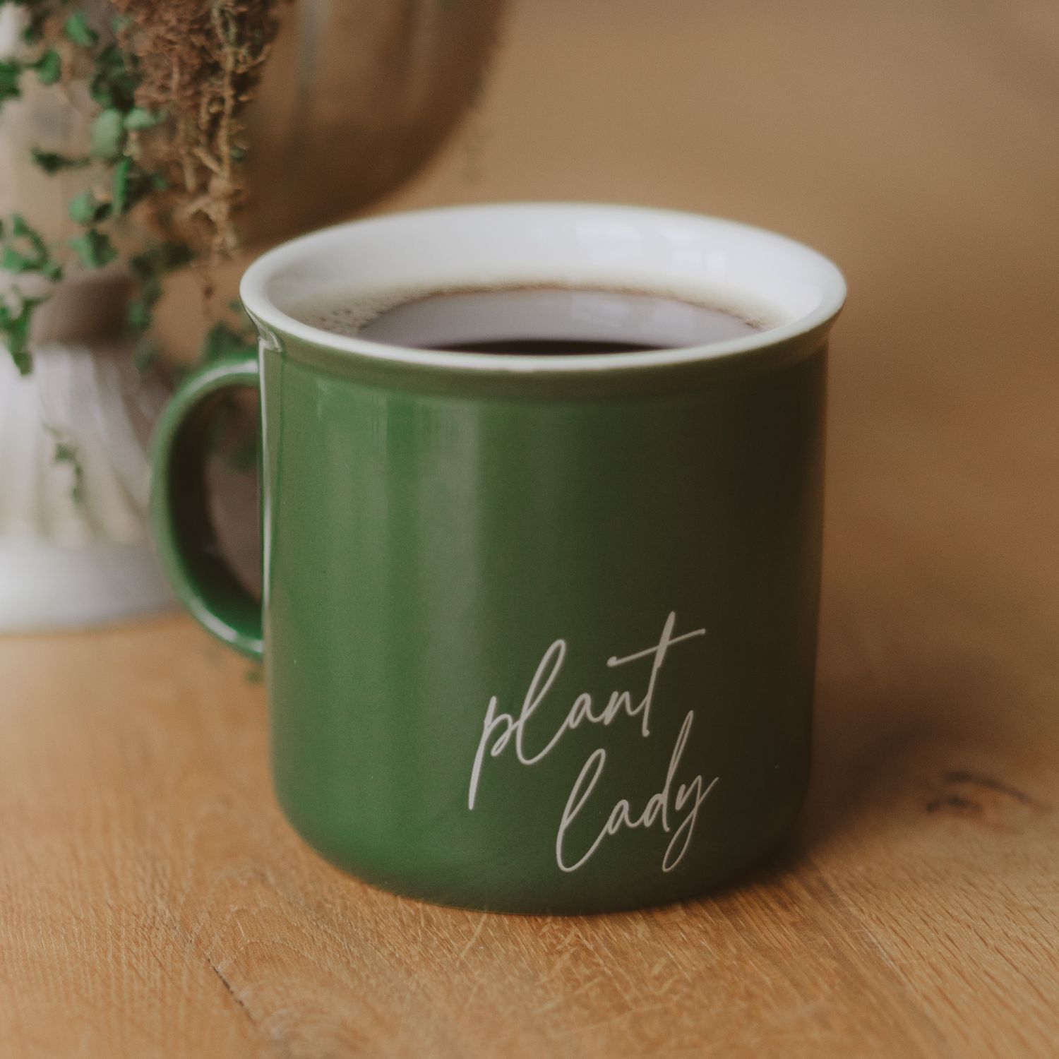 Plant Lady 11oz Campfire Coffee Mug - Home Decor