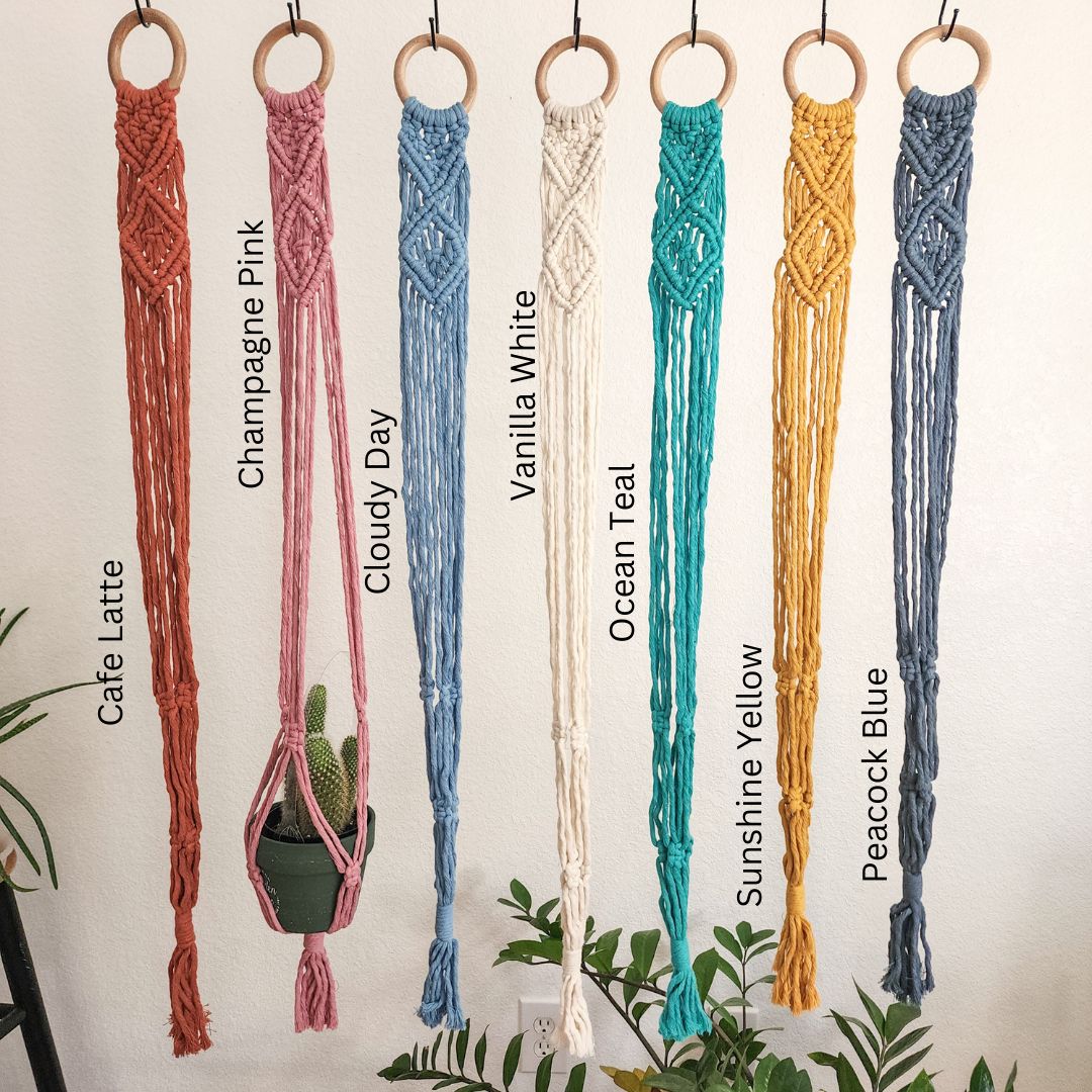 Handwoven Macrame plant hanger, Boho Home decor &amp; Gift