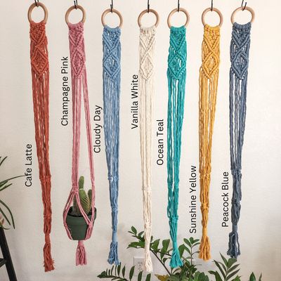 Handwoven Macrame plant hanger, Boho Home decor &amp; Gift