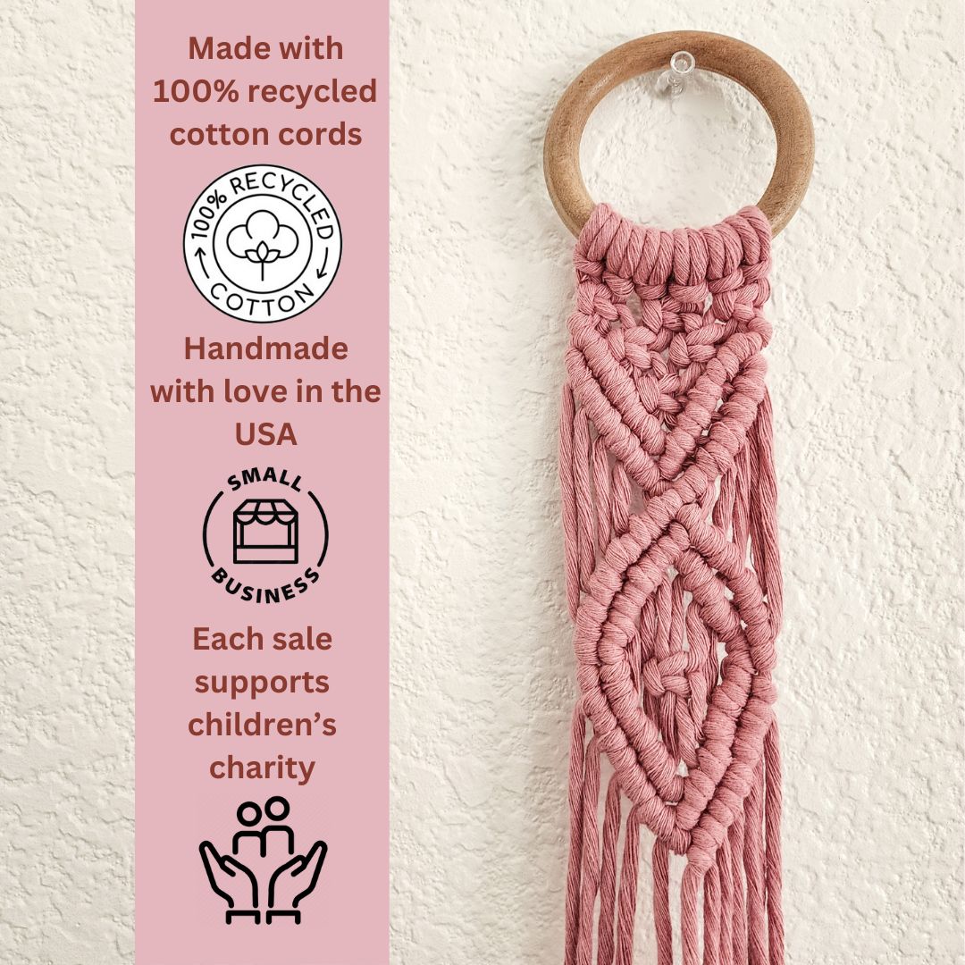 Handwoven Macrame plant hanger, Boho Home decor &amp; Gift