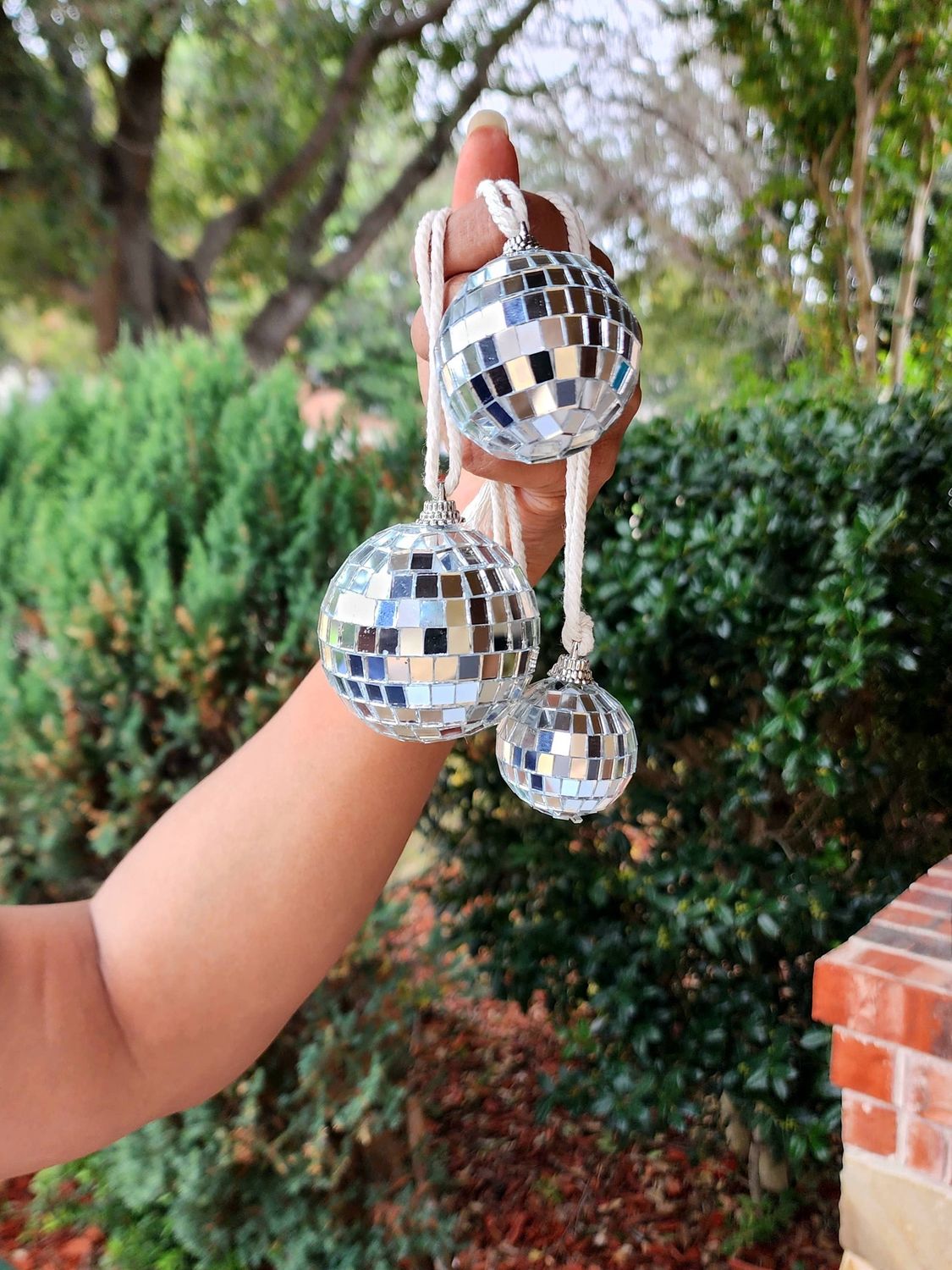 Disco Ball Charms, Car Accessories, Boho &amp; Retro Home Decor: Small