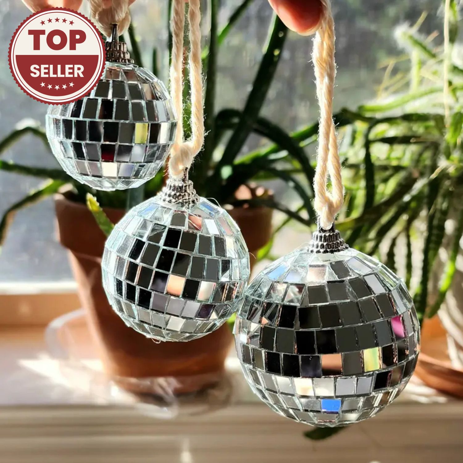 Disco Ball Charms, Car Accessories, Boho &amp; Retro Home Decor: Small