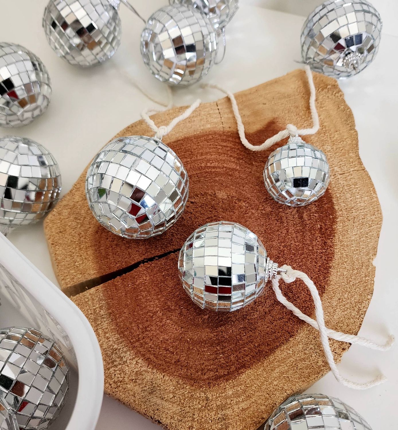 Disco Ball Charms, Car Accessories, Boho &amp; Retro Home Decor: Small