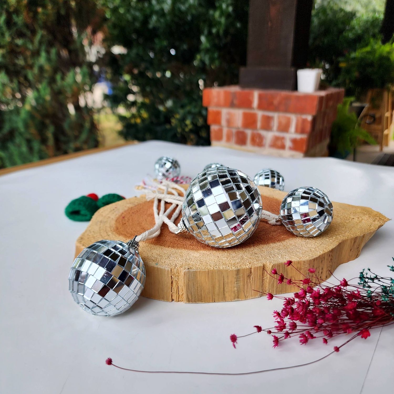 Disco Ball Charms, Car Accessories, Boho &amp; Retro Home Decor: Small