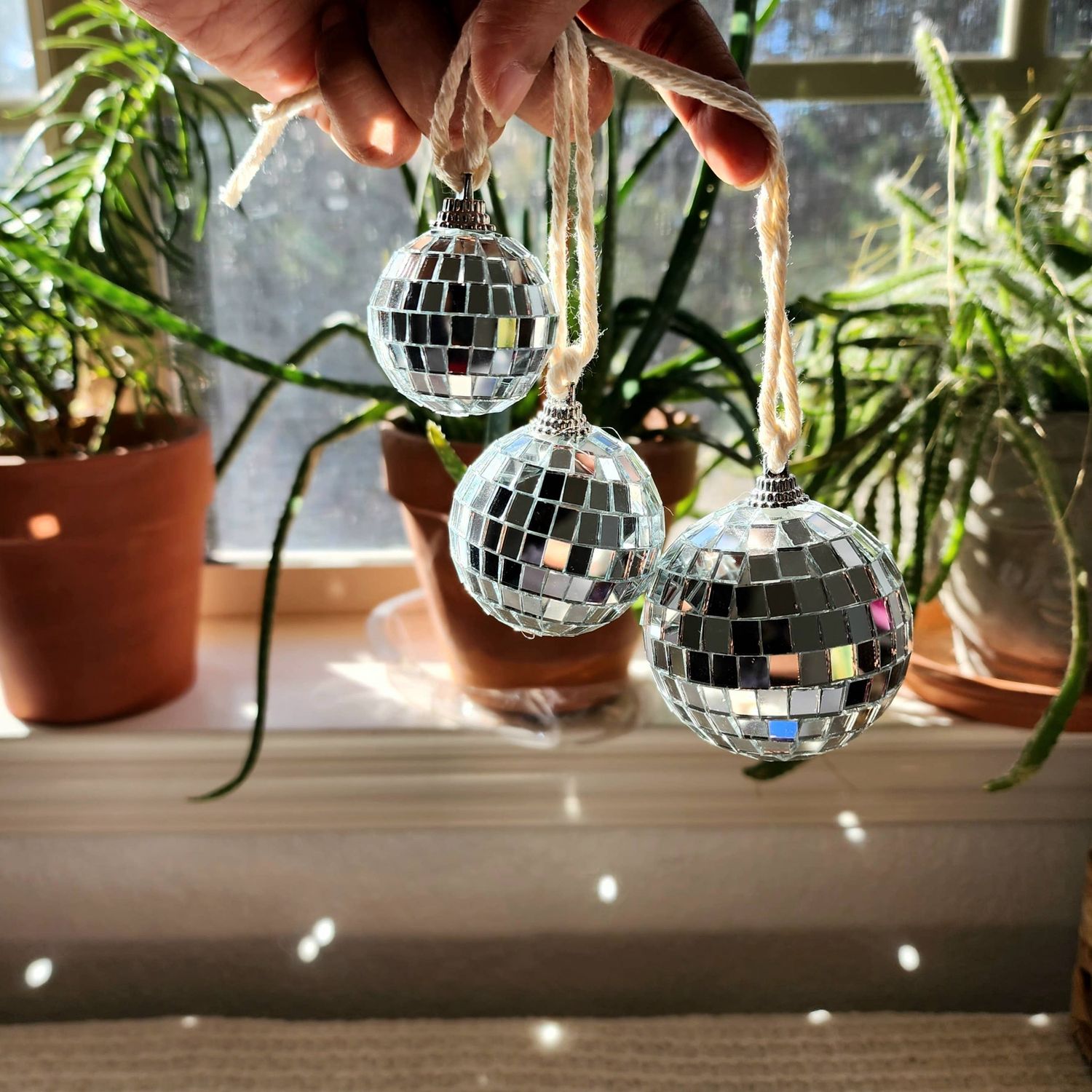 Disco Ball Charms, Car Accessories, Boho &amp; Retro Home Decor: Small