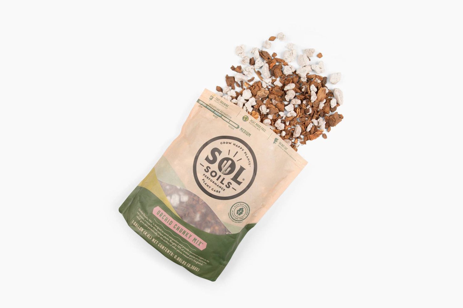 Soil (1Qt) Orchid Chunky Mix (Soilless): 1 Quart