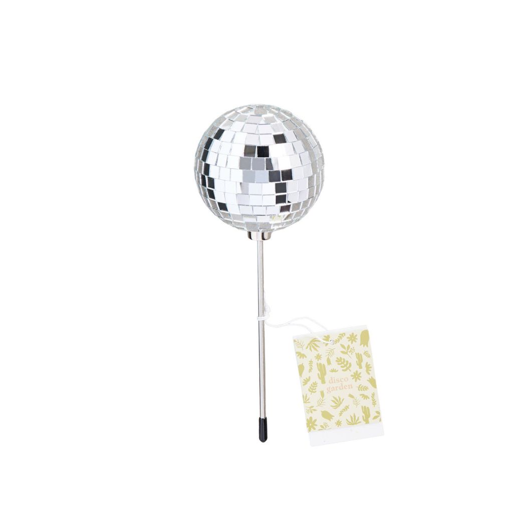 3" Disco BB - Disco Ball Plant Stake