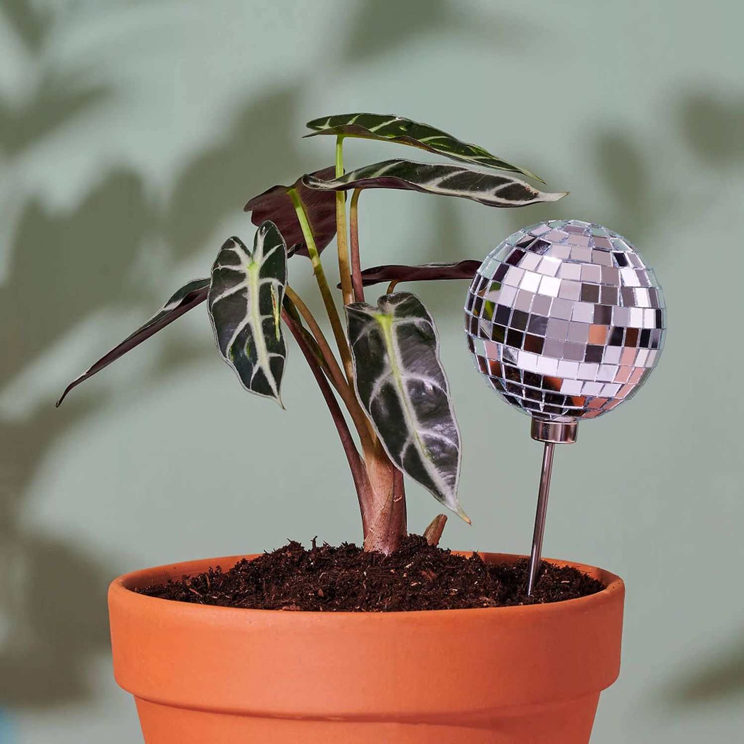 3" Disco BB - Disco Ball Plant Stake