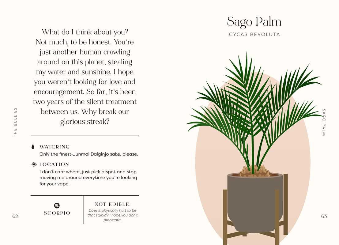Houseplants and Their Fucked-Up Thoughts by Carlyle Christoff: Hardcover; 96 pages / English(1)