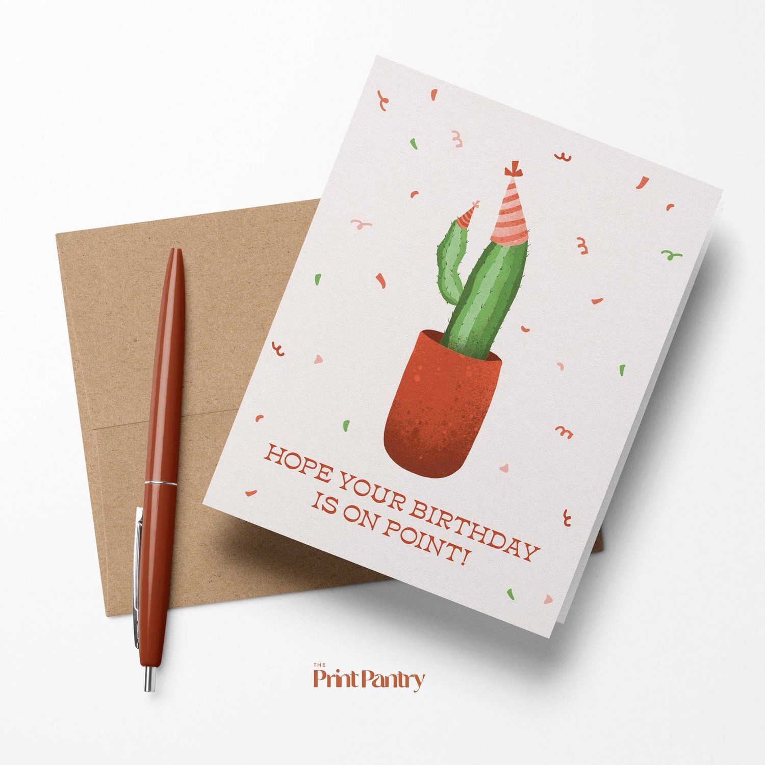 Birthday On Point Greeting Card