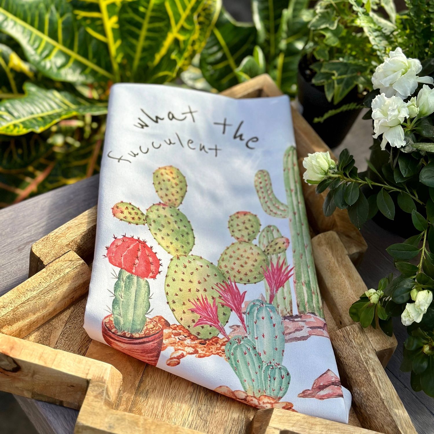 Tea Towels - What the Fucculent