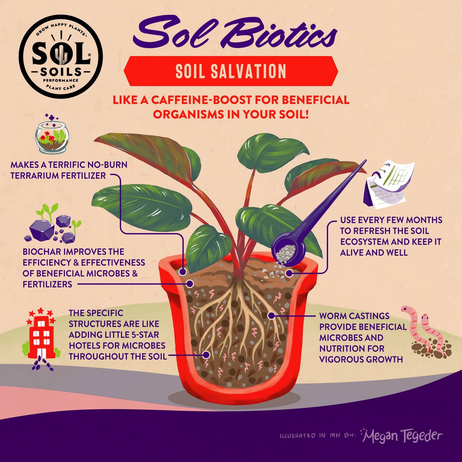 Sol Biotics - Soil Salvation - Worm Castings &amp; Biochar