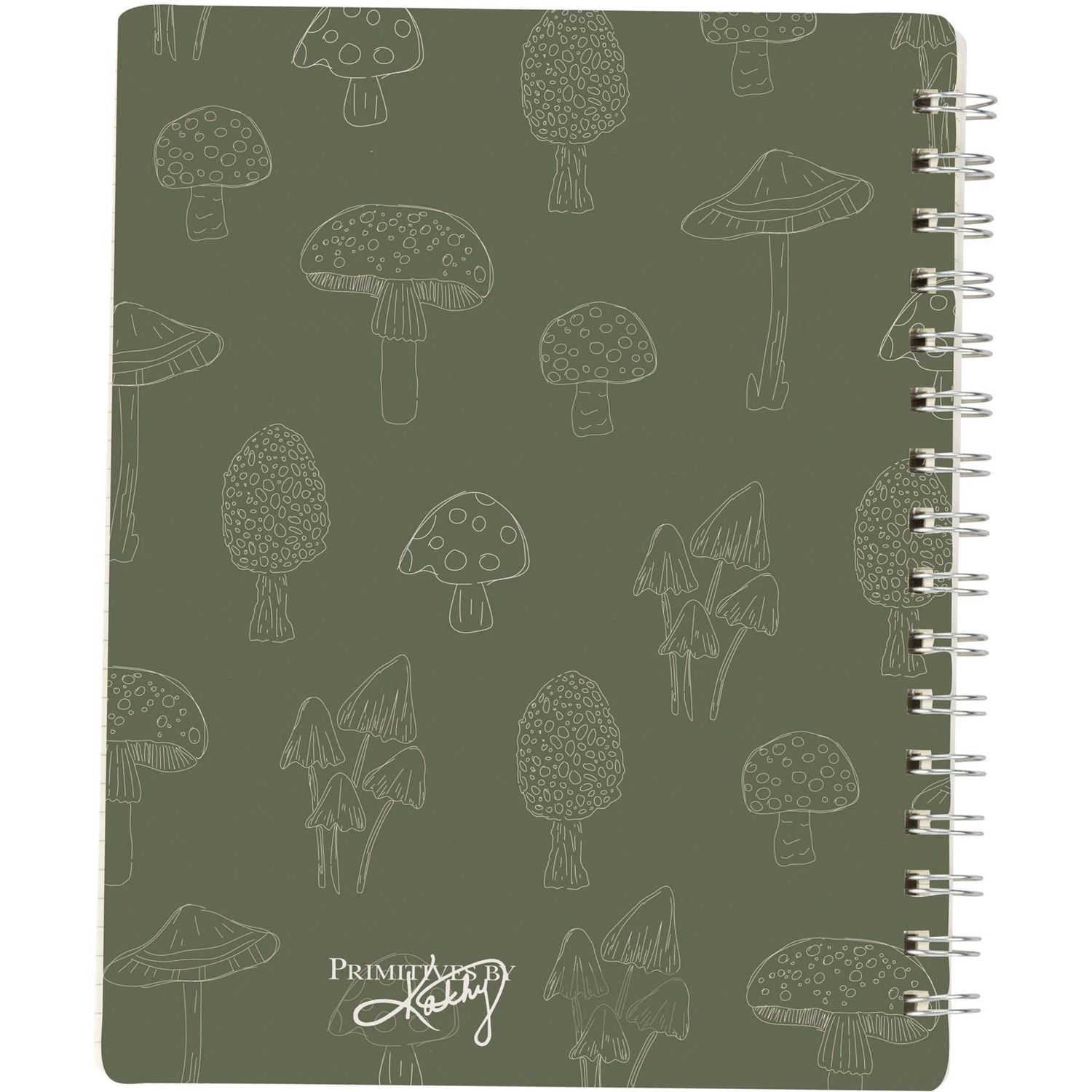 Mushrooms Spiral Notebook