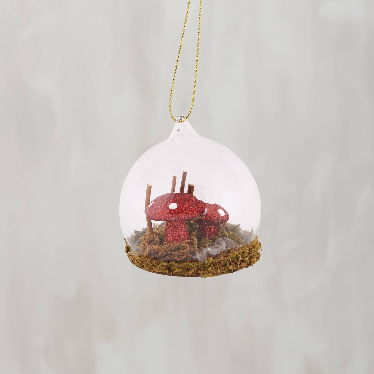 Glass Terrarium Ornament