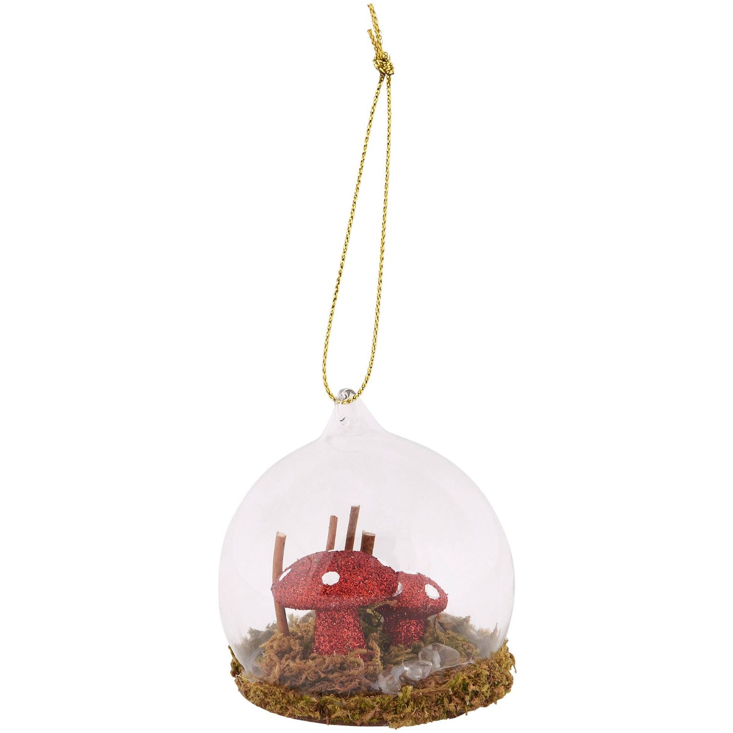 Glass Terrarium Ornament