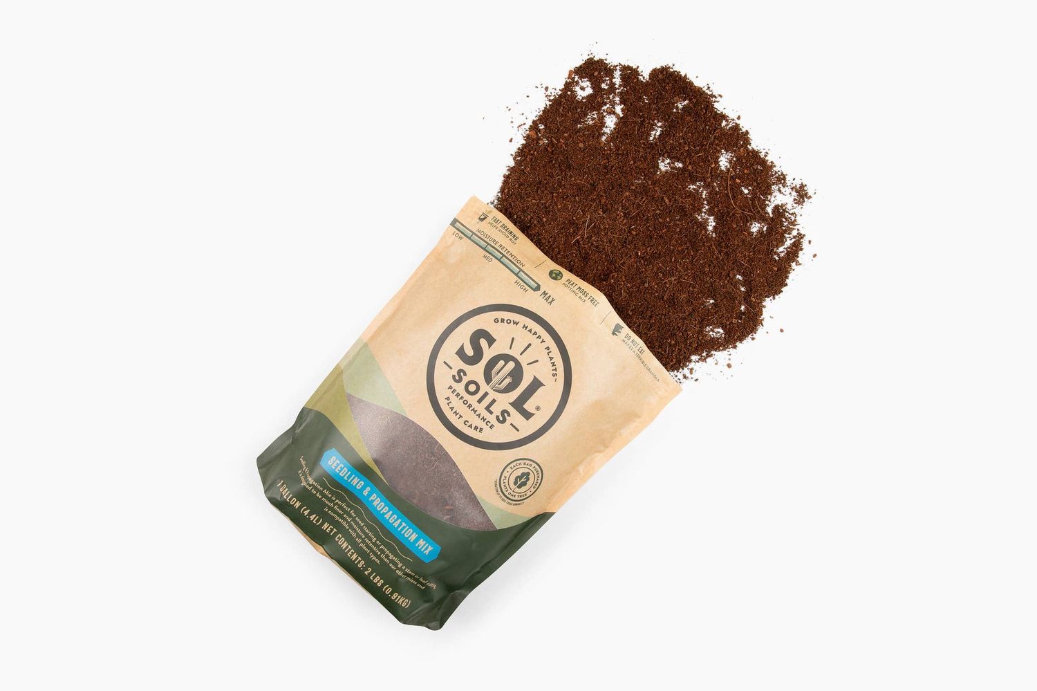 Soil (1Gal) Seedling &amp; Propagation Mix: 1 Gallon (4 quarts)