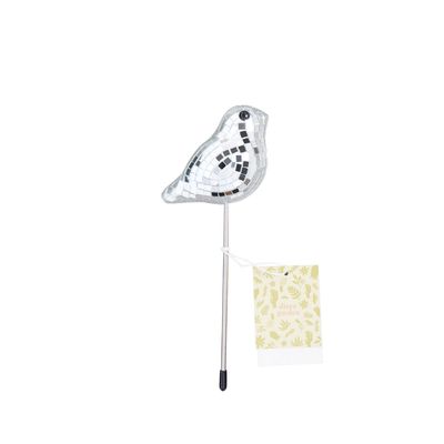 Disco Birdie - Disco Ball Decorative Plant Stakes