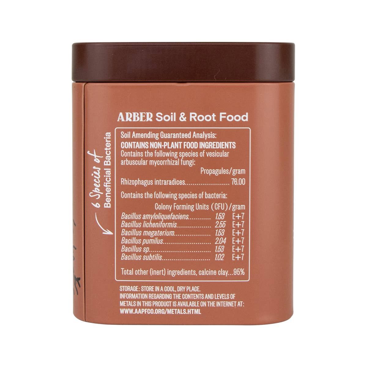 Organic Arber Soil &amp; Root Food w Mycorrhizae 4oz