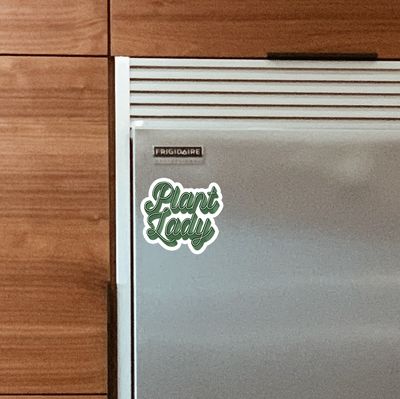 Plant Lady Script Magnet
